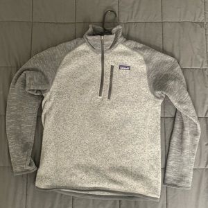 Patagonia Two-Tone Gray Fleece Jacket